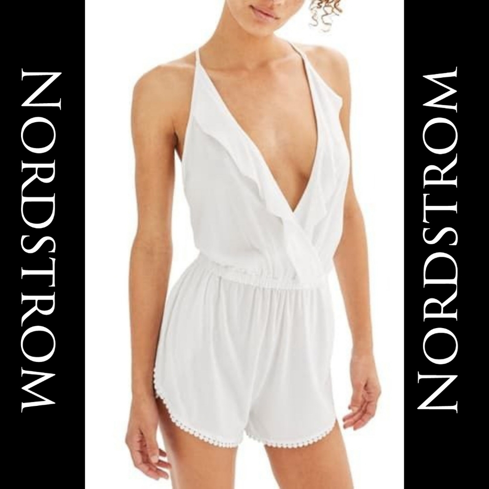 Nordstrom | Topshop Jersey Wrap Cover-up Romper